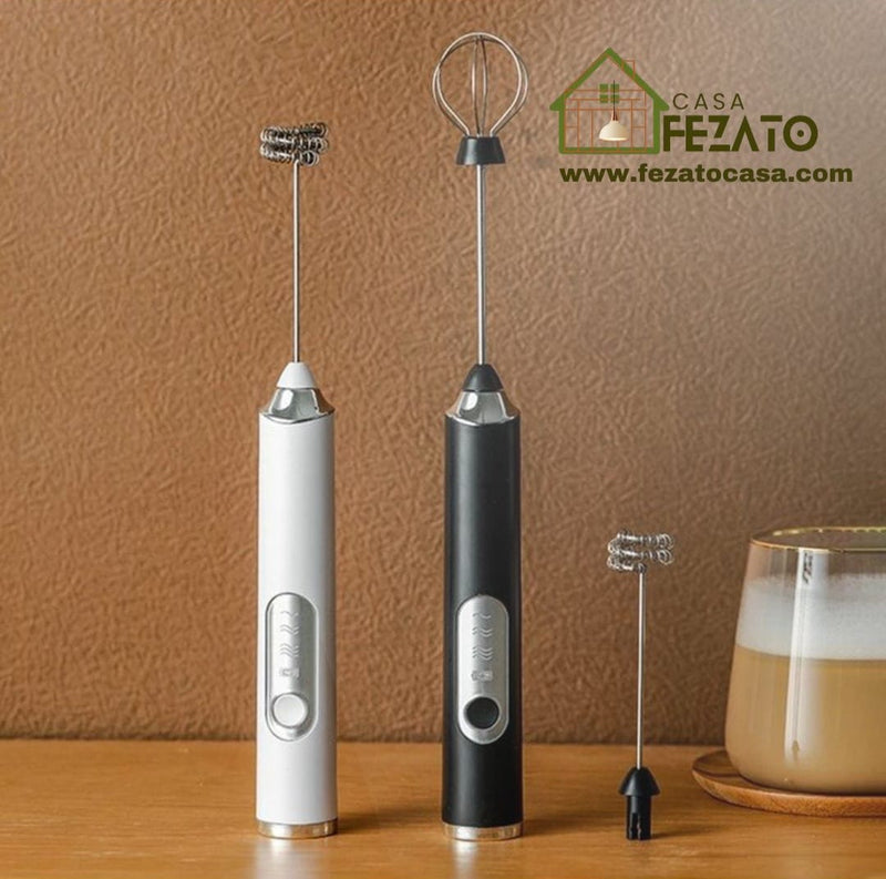 Mixer Elétrico Portátil Recarregável USB – Espumador de leite, Café Cremoso e Drinks ☕✨