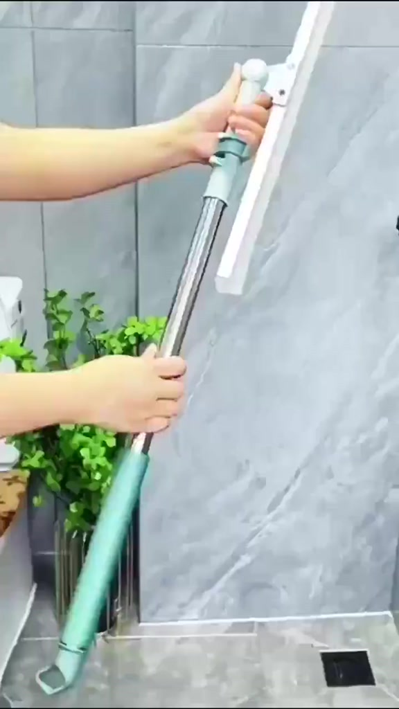 Rodo Mágico 2 em 1 de Silicone Multiuso – Vassoura e Limpador de Vidros para Limpeza Completa Seco ou Molhado