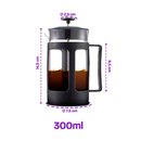 Cafeteira Prensa Francesa 600ml ou 350ml