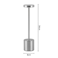 Luminária De Mesa LED Touch - 3 Tons Recarregável