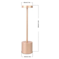 Luminária De Mesa LED Touch - 3 Tons Recarregável
