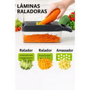 Fatiador de Legumes 16 em 1 Cortador Ralador Picador Multifuncional Cozinha com Lâminas Inox