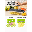 Fatiador de Legumes 16 em 1 Cortador Ralador Picador Multifuncional Cozinha com Lâminas Inox