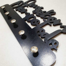 Porta Chaves de Parede Decorativo Multiuso em MDF 3mm Preto Deus é Bom o Tempo Todo Envio Imediato