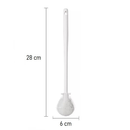 Kit 2 Escovas de Silicone Longa de Limpeza para Copos Taças Jarras Mamadeiras Multiuso