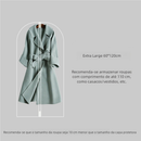 Kit 5 Peças Organizador Roupas Protetor – Translúcido,  Contra Poeira
