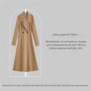 Kit 5 Peças Organizador Roupas Protetor – Translúcido,  Contra Poeira