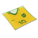 Petisqueira de Vidro Quadrada 13cm Travessa Mesa Posta Brasil Copa