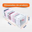 6 Colmeias Organizadoras Dobráveis de Armário e Gaveta para Calcinhas, Cuecas, Meias, Body RN