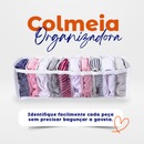 6 Colmeias Organizadoras Dobráveis de Armário e Gaveta para Calcinhas, Cuecas, Meias, Body RN
