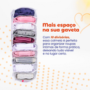 6 Colmeias Organizadoras Dobráveis de Armário e Gaveta para Calcinhas, Cuecas, Meias, Body RN