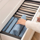 Kit 2/1 Caixa De Armazenamento 7/9 Divisórias Gaveta De Armário Meias Organizador De Guarda-Roupa