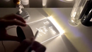 Luminária Lousa Recado 3D Tela Acrílico Escrever Placa Mensagem Com Marcador E Pano De Limpeza