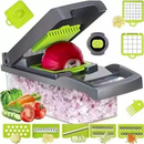 Fatiador de Legumes 16 em 1 Cortador Ralador Picador Multifuncional Cozinha com Lâminas Inox
