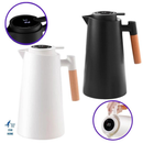Garrafa Térmica 1 Litro Com Termômetro Led Para Chás Café Design Moderno