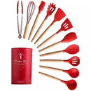 Jogo Completo de Utensílios de Cozinha de Silicone Itens Essenciais para sua Casa KITC/12 Su