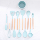 Jogo Completo de Utensílios de Cozinha de Silicone Itens Essenciais para sua Casa KITC/12 Su