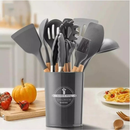 Jogo Completo de Utensílios de Cozinha de Silicone  KIT C/12