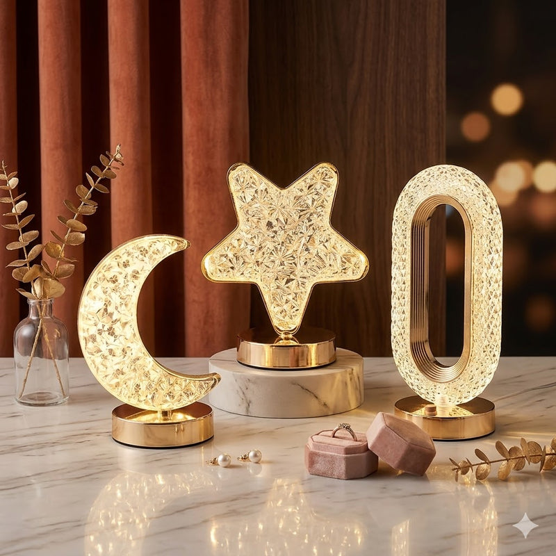 Luminária  Luxuosa - 3 Tons de Led